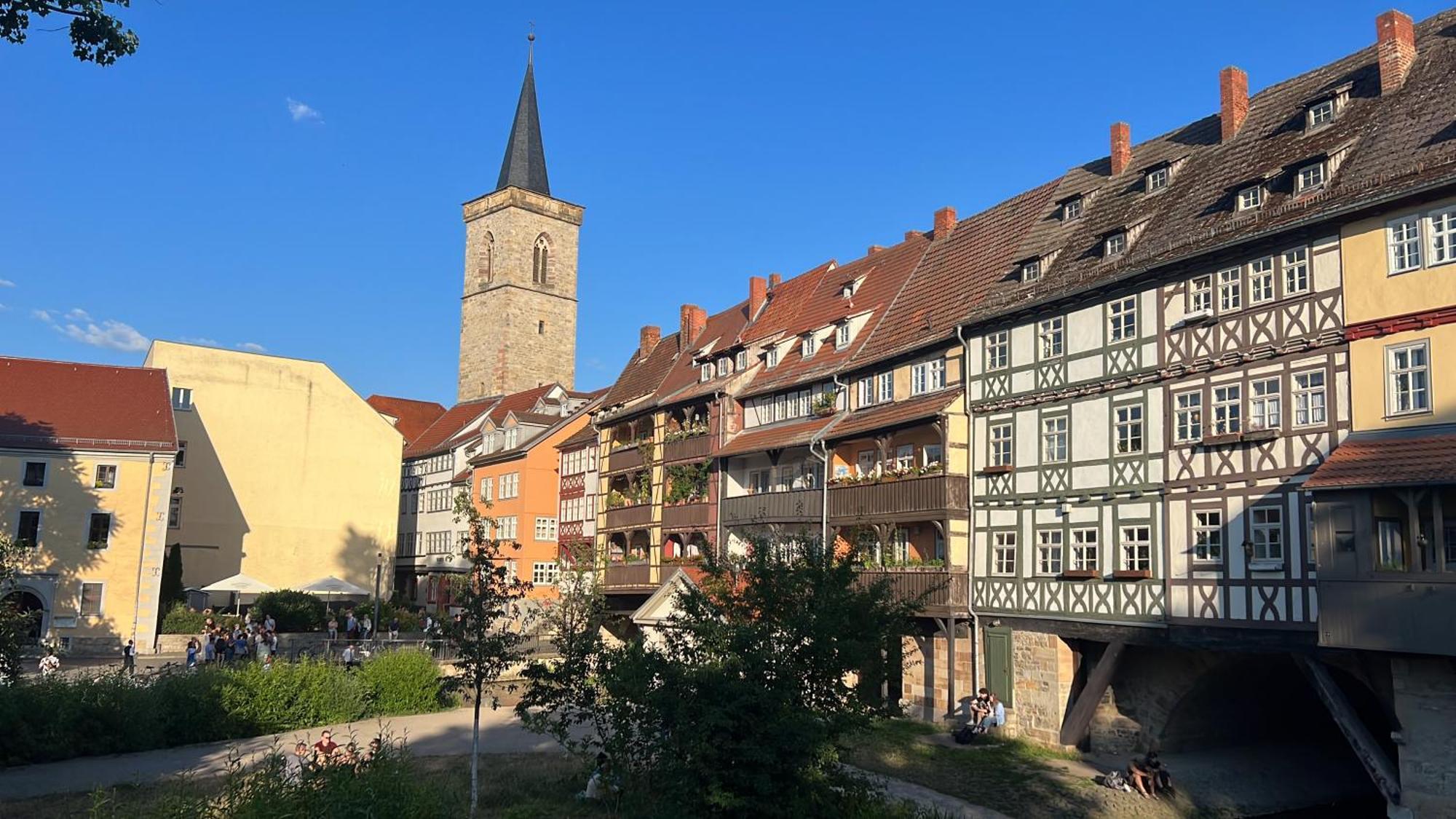 Ferienwohnung Schildblick Modernes Apartment Direkt In Der Altstadt Von Erfurt Nahe Der Kraemerbruecke - Beste Innenstadtlage Экстерьер фото